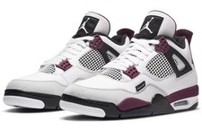 Jordan 4 Retro Paris Saint-Germain Bordeaux Size US 7-12 (Men Size) picture