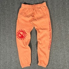 Playboy x PacSun Pleasure Seeker Retreats Sweatpants Orange Mens Small Joggers picture
