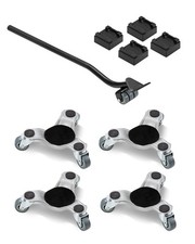 Uimoso Furniture Dolly 4pcs Steel Tri-dolly Set Furniture Mover 440 lbs Capacity picture