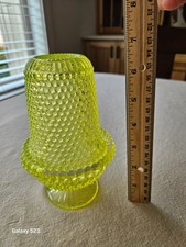 RARE VTG Duncan Miller / Brooke? Uranium 1000 Eye Fairy Lamp Light GLOWS -- EXC picture
