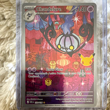 Nintendo Pokemon Chandelure 137/128 Secret Rare Holo Chilling Reign 2021 picture