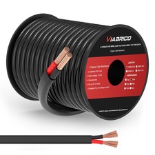 VIABRICO 18 Gauge 2 Conductor Electrical Wire, 18 AWG 0.82mm 100FT, Red&Black picture