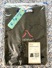 Off-White Chinese New Year S/S Slim Black Red Tee Men’s Large NWT  *$610.00* COA picture