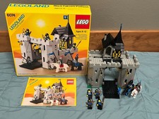 LEGO VINTAGE CASTLE SYSTEM #6074 BLACK FALCON'S FORTRESS COMPLETE MANUAL & BOX picture