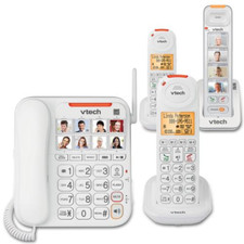 VTech 3 Handset Amplified Corded/Cordless Answering System with Smart Call Block picture
