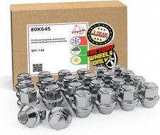 24 Pcs Chrome Lug Nuts, M12x1.5 Thread, Fits Ford Bronco Ranger picture