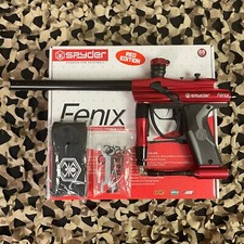 NEW Kingman Spyder Fenix Electronic Paintball Gun - Gloss Red picture