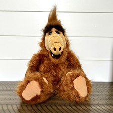 Vintage 1986 ALF 18” Plush Doll Coleco Alien Productions Stuffed Toy 1980s picture