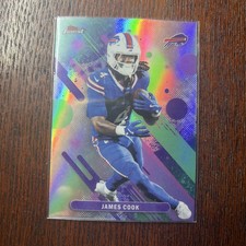 2025 Topps Finest James Cook Refractor #71 Buffalo Bills picture