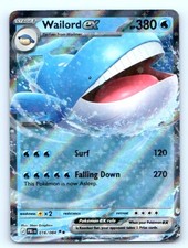 TCG ~ Wailord ex 016/084 ~ English Near Mint picture