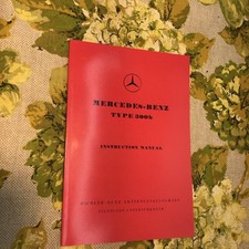 Mercedes 300 b 1954 1955 English Owner's Manual New OEM Reproduction Vintage picture