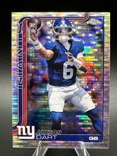 2025 Topps Chrome Jaxson Dart Pulsar Refractor #306 New York Giants Rookie RC picture