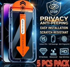 5PCS Privacy Screen Protector Tempered Glass for iPhone picture