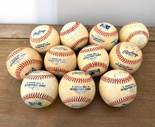 Rawlings Official International League 125th Game Used Baseballs Lit of 11 picture