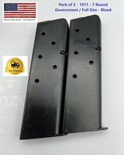 1911 Colt .45 ACP Magazine 2 Pack Government Colt Pistol Mag Clip 45 AUTO 7 RND picture