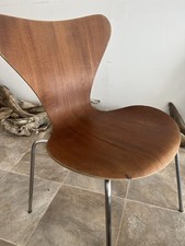 Arne Jacobsen for Fritz Hansen Side Chair Vintage MCM picture