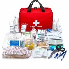 First Aid Kit 160 Pcs Camping Emergency Survival Kit for Car Home Office Hiking picture
