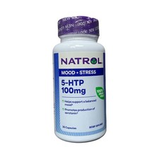Natrol 5-HTP 100 mg Mood + Stress Pills for Adults, 30ct. Exp 6/27 picture