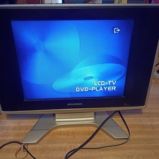Sylvania SSL15D6 15” LCD TV DVD Combo AV Retro Gaming Tested No Remote  picture