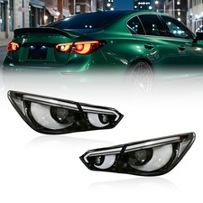 Top Exclusive Design Smoke Shell LED Tail Lights for 2014-2017 Infiniti Q50 V37 picture