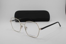 NEW PRODESIGN DENMARK PRIM 1 C. 1912 SILVER BLACK AUTHENTIC EYEGLASSES 53-17 picture