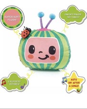 CoComelon Musical Sleep Soother Nursery Rhymes Plush Watermelon Toy WOW Stuff picture