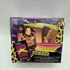1991 Pro Set Super Stars MusiCards Factory Sealed  36 Pack Box picture