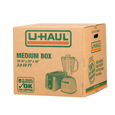 U-Haul Medium Moving Box 18 x 18 x 16 Inch - Packing & Shipping Box picture