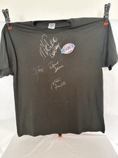 Vintage Eddie Money Triple Shot of Rock Tour Black XL Cotton Crew Neck Tee picture