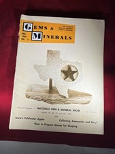 Vintage Gems & Minerals Magazine February 1964 National Gem & Mineral Show G13 picture