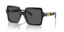 Versace 0VE4441 GB1/87 55mm Woman Sunglasses Black Frame, Dark Grey Lenses picture