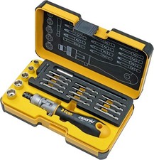 Felo Ergonic K 20pc Ratcheting Screwdriver Bit & Socket Set 180 Degree Flex Head picture