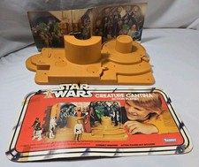 Vintage 1979 Kenner Star Wars Creature Cantina Playset Base & Cardboard Backdrop picture