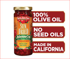 Bella Sun Luci Julienne Cut Sun Dried Tomatoes With Italian Herbs 8.5 oz Jar picture
