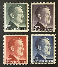 Travelstamps: 1942 Germany WWII Stamps Scott #524-527 Set of 4 - Mint MNH OG picture