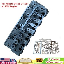 V1505 Complete Cylinder Head & Full Gasket Kit Kubota V1505E V1505D V1505 V1505T picture