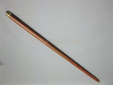 Vintage Solid Rosewood Solid Wooden Walking Cane Stick Victorian Shaft Only picture