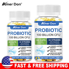 Probiotics 100 Billion CFU Potency Digestive Immune Health 60/120 Capsules picture