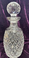 Waterford Crystal ALANA Spirits Whiskey Bourbon Decanter Vintage 10.5 picture