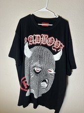 Rad Boyz Balaclava Oversized Graphic Tee XXL Thick Embroidered Lettering picture