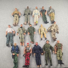 Lot of 15 Vintage 1/6 Action Figures GI Joe Lanard Chopper Steve Irwin AS IS picture