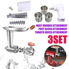 3 Sets For KitchenAir Mixer Attachment Meat Grinder, Food Slicer & Tomato Juicer picture