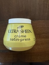 Ultra Sheen Creme Satin Press Yellow Hair Cream 8 Oz  NEW picture