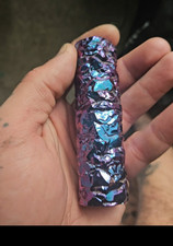 Anodized Teledyne Wah Chang Hafnium Crystal Bar 2.2 lbs 1kg Hot Metals 1994 picture