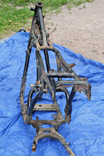 1970-71 YAMAHA R5 350  OEM FRAME NICE VIN#R5-108936 picture