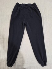 Divided by H&M Sweatpants Unisex S Black Casual Comfort Elastic Waist Drawstring picture