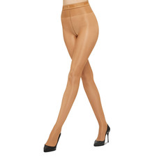 Wolford Neon 40 Tights Women Large Hose Gobi Sheer Stretch Elastic Waist GBO4008 picture
