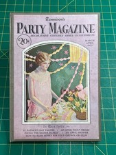 VTG March-April 1927 Dennison's Party HC Library Magazine St.Patricks V1-2 ROAN picture