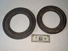 Pair Antique Turned Walnut Wood Architectural Furniture Salvage Repurpose i picture