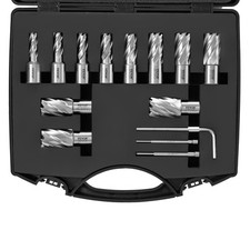 VEVOR Annular Cutter Set HSS Magnetic Drill Bits 13 PCS Weldon Shank 1